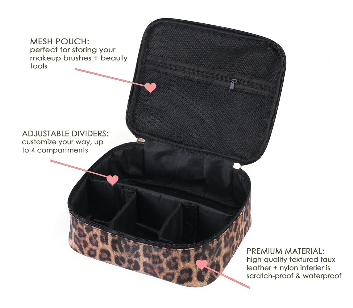 Leopard Print Toiletry Bag