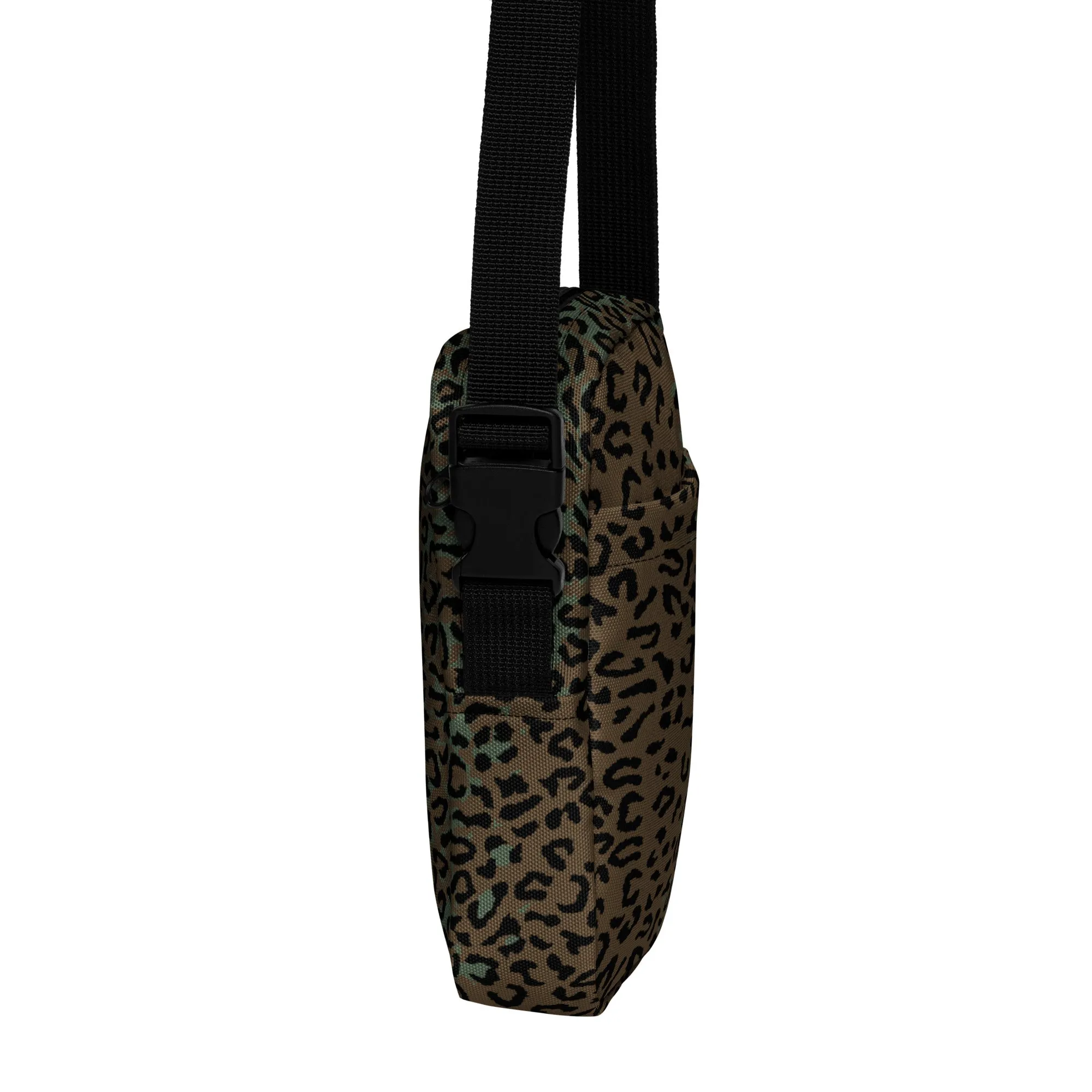 Leopard Spot Camo Vertical Crossbody Bag
