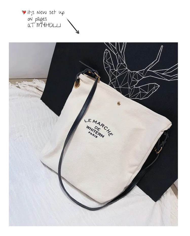 Letter Printing Commuter Fashion Leisure Shopping Crossbody Bags