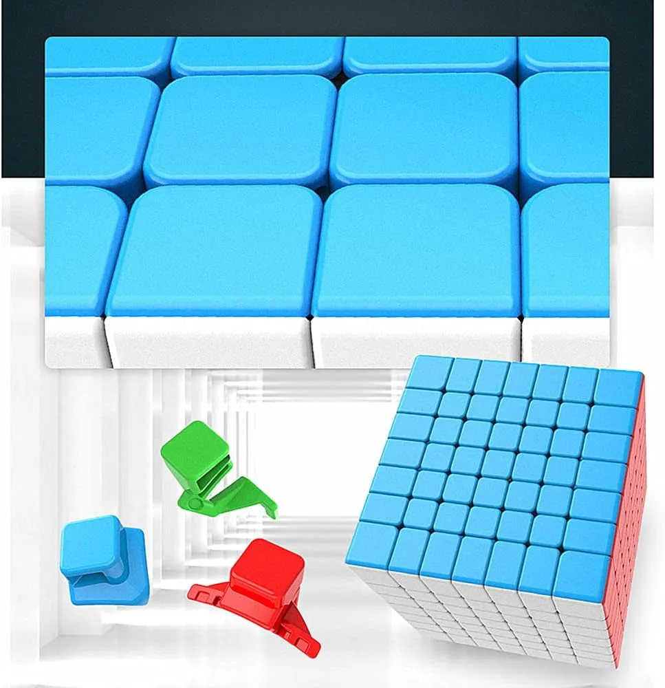 LiangCuber Moyu Meilong Speed Cube 7x7 Stickerless Meilong Puzzle Cube Education Toys Magic Cubes