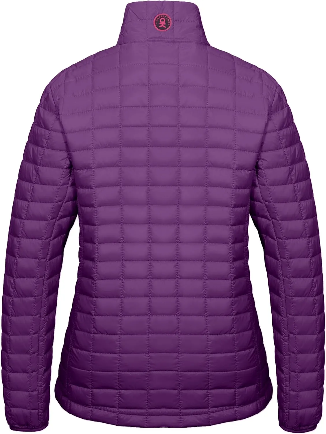 Little Donkey Andy Women's Puffer Jacket, Lightweight Warm Hiking Jacket with Post-Consumer Synthetic Insulation