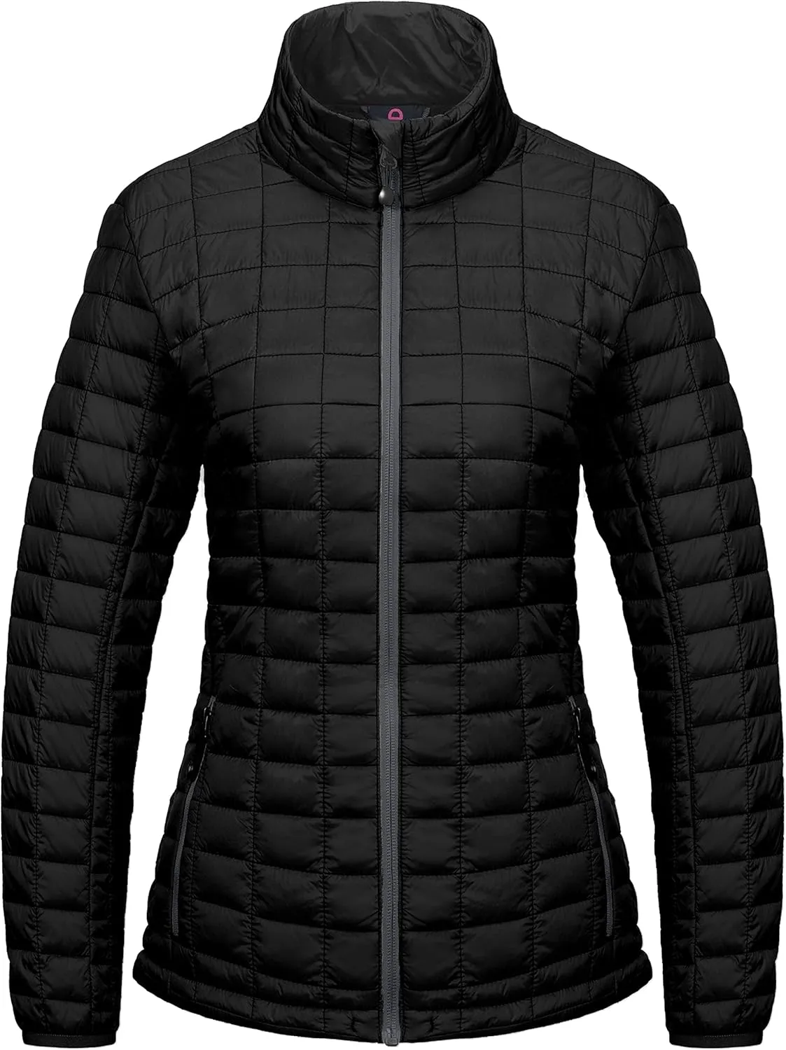 Little Donkey Andy Women's Puffer Jacket, Lightweight Warm Hiking Jacket with Post-Consumer Synthetic Insulation