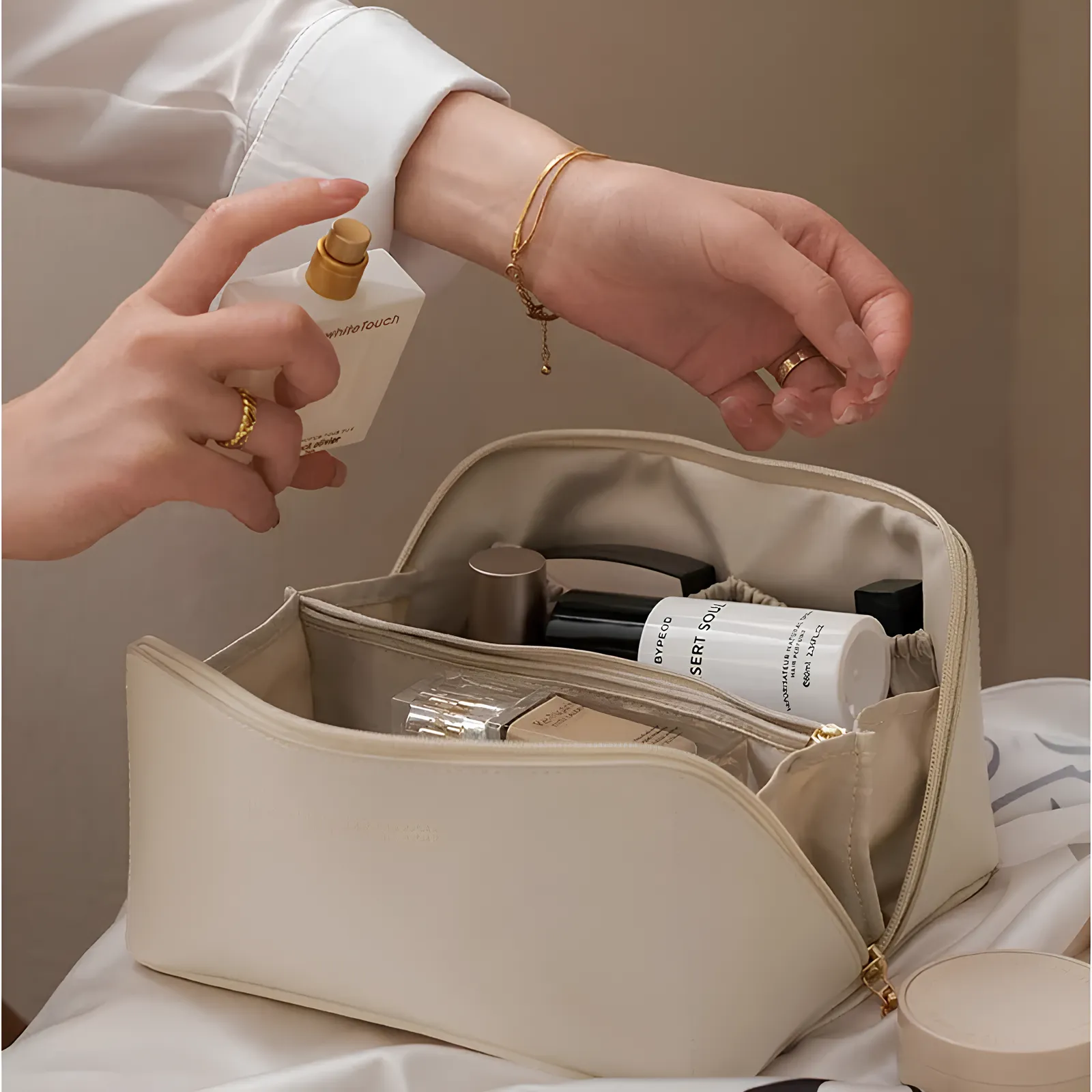Livia | Chic & Stylish Travel Cosmetics Clutch