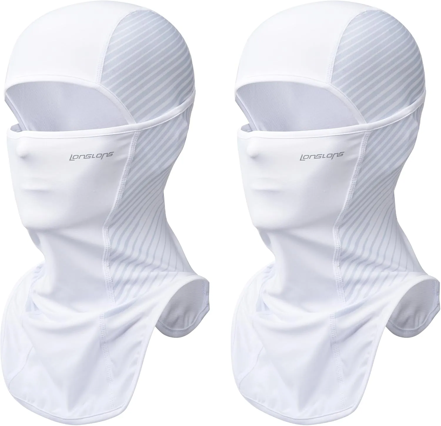 LONGLONG Balaclava Face Mask- 2 Pcs Sun Protection Mask Dustproof, Breathable Summer Full Face Cover for Motorcycle, Cycling