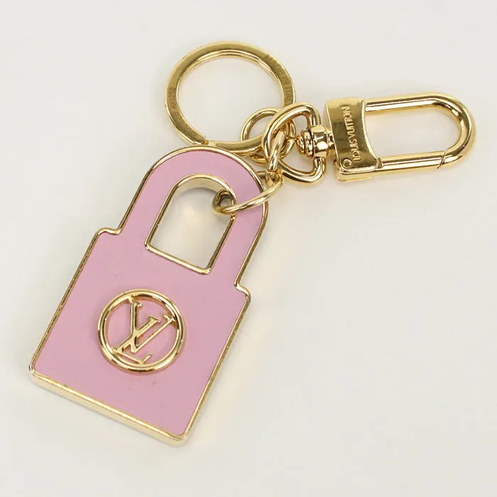 LOUIS VUITTON M00820 charm Portocle LV Lively Bag charm metal Blue Gold(Back=Pink)