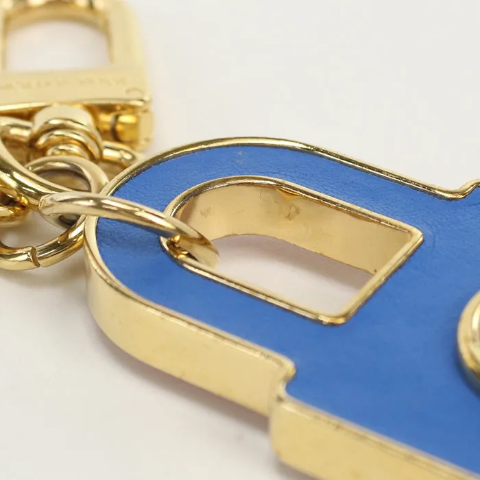 LOUIS VUITTON M00820 charm Portocle LV Lively Bag charm metal Blue Gold(Back=Pink)
