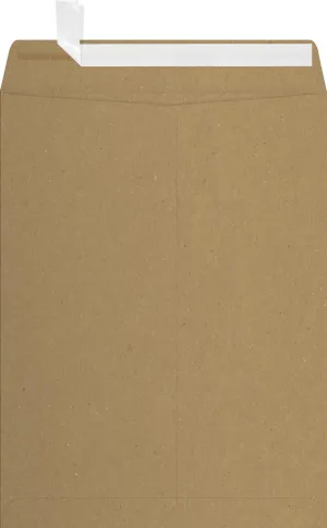 LUXPaper 9 x 12 Open End Envelopes | Peel & Press | Grocery Bag Brown | 70lb. Text | 50 Qty