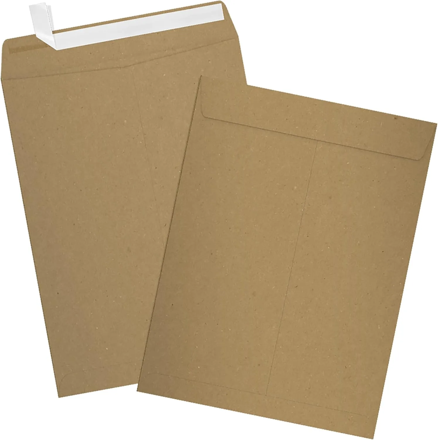 LUXPaper 9 x 12 Open End Envelopes | Peel & Press | Grocery Bag Brown | 70lb. Text | 50 Qty