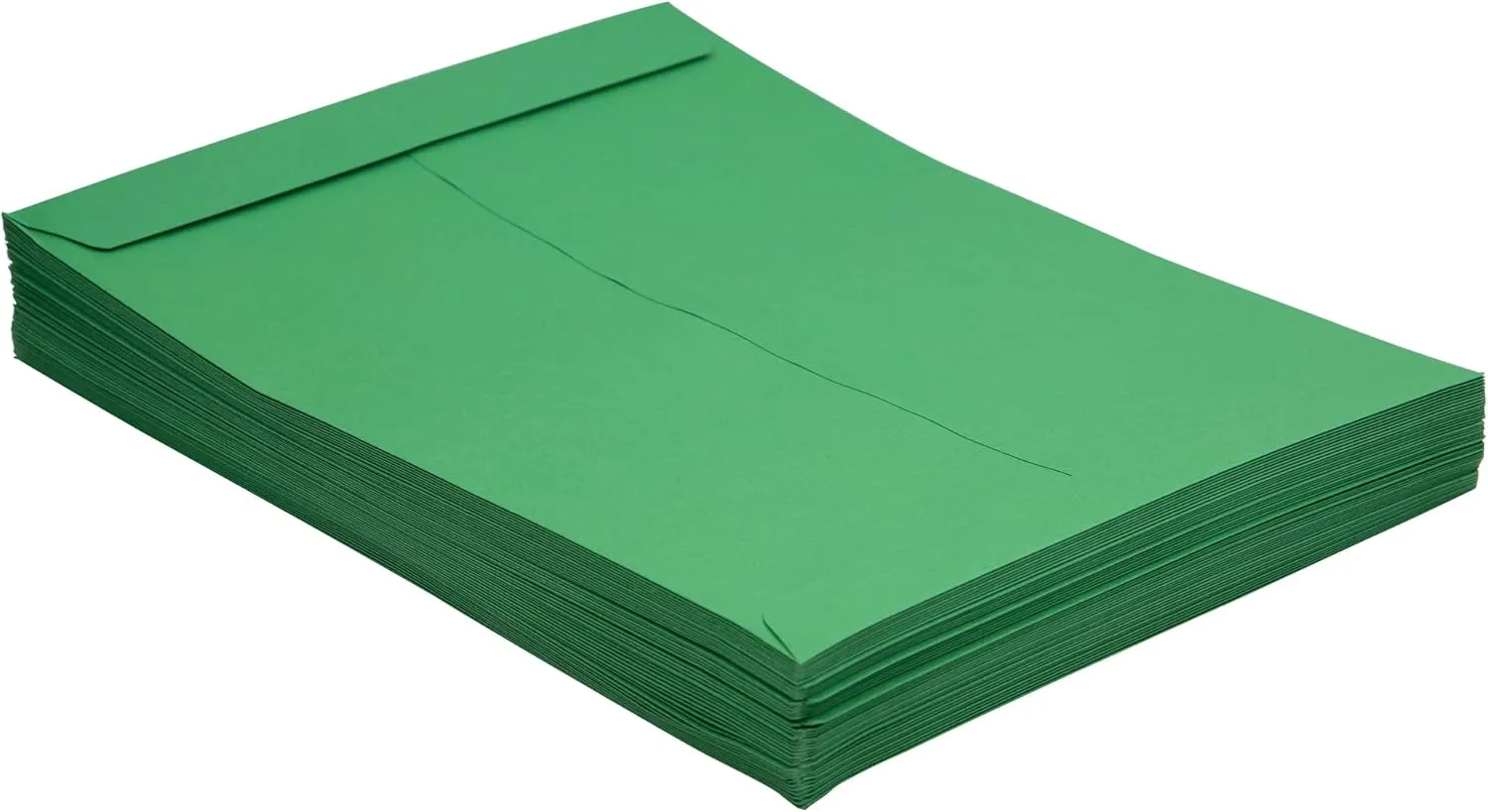 LUXPaper 9 x 12 Open End Envelopes | Peel & Press | Holiday Green | 80lb. Text | 50 Qty