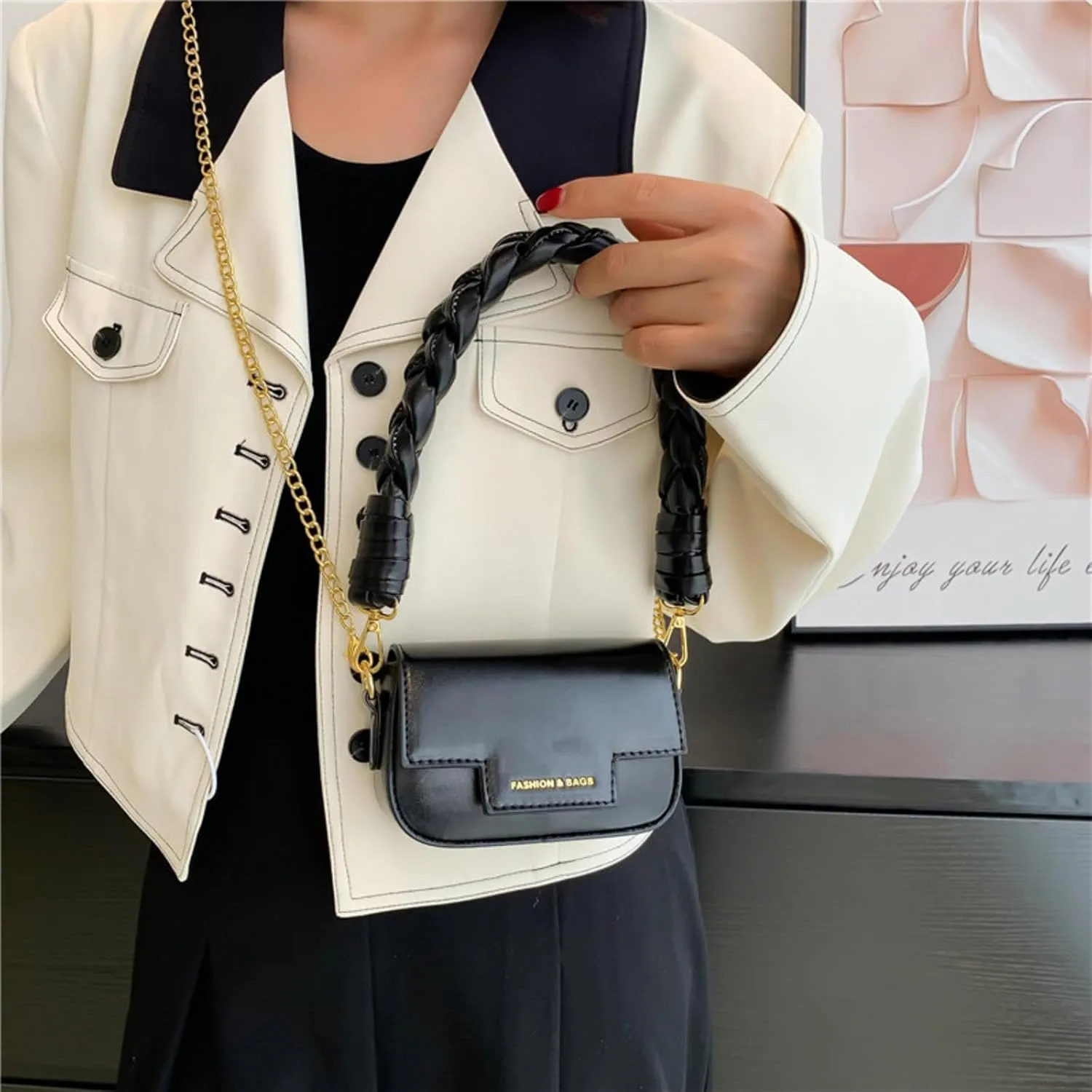 Luxury Design Women's Bag All-Match Fashion Messenger Small Square Bags Niche Design Trend Shoulder Handbag And Purse