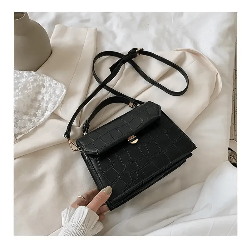 Luxury Snow White Crossbody Bags For Women And Girls Small PU Leather Handbag - Ladies Designer Evening Bags