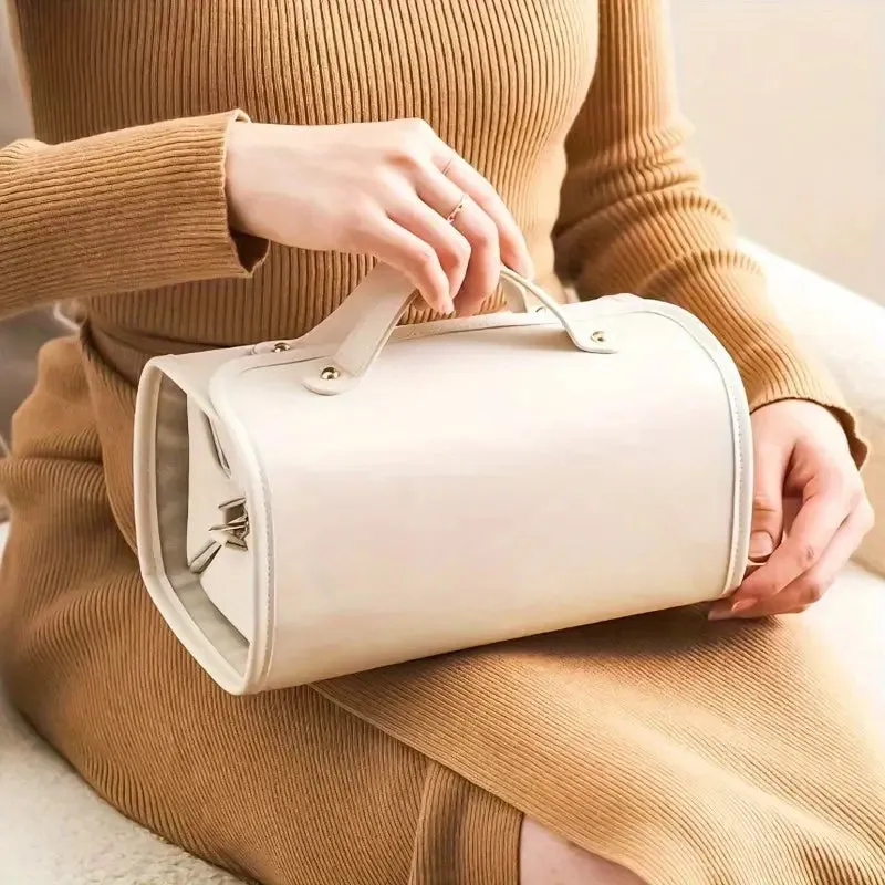 Luzille | Foldable Cosmetic Bag with Multiple Compartments for Hanging