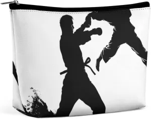 Makeup Bag Cosmetic Bag Travel Makeup Bag Kickboxing Toiletry Bag for Women Cosmetic Pouch