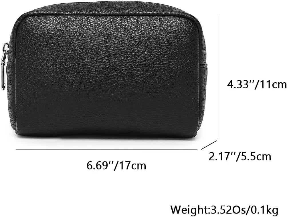 Makeup Bag Large Capacity Women's Classic Black Wash Bag Adjustable Partition Wash Bag Brush and Cosmetic Carrying Bag