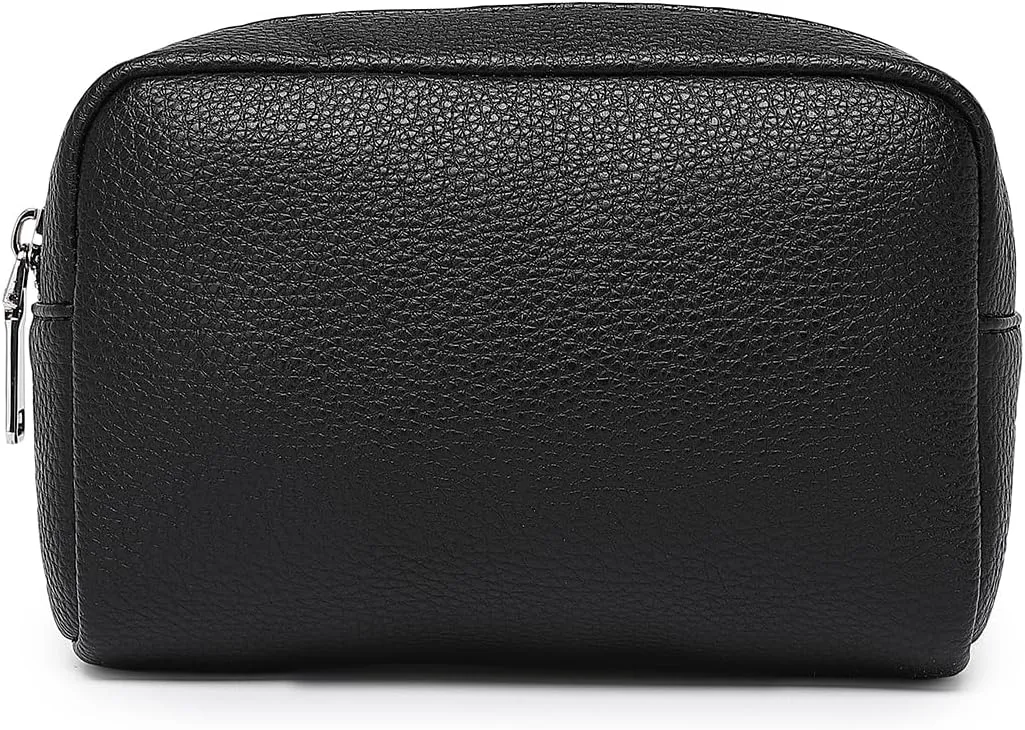 Makeup Bag Large Capacity Women's Classic Black Wash Bag Adjustable Partition Wash Bag Brush and Cosmetic Carrying Bag