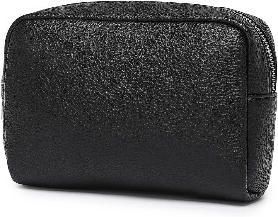 Makeup Bag Large Capacity Women's Classic Black Wash Bag Adjustable Partition Wash Bag Brush and Cosmetic Carrying Bag