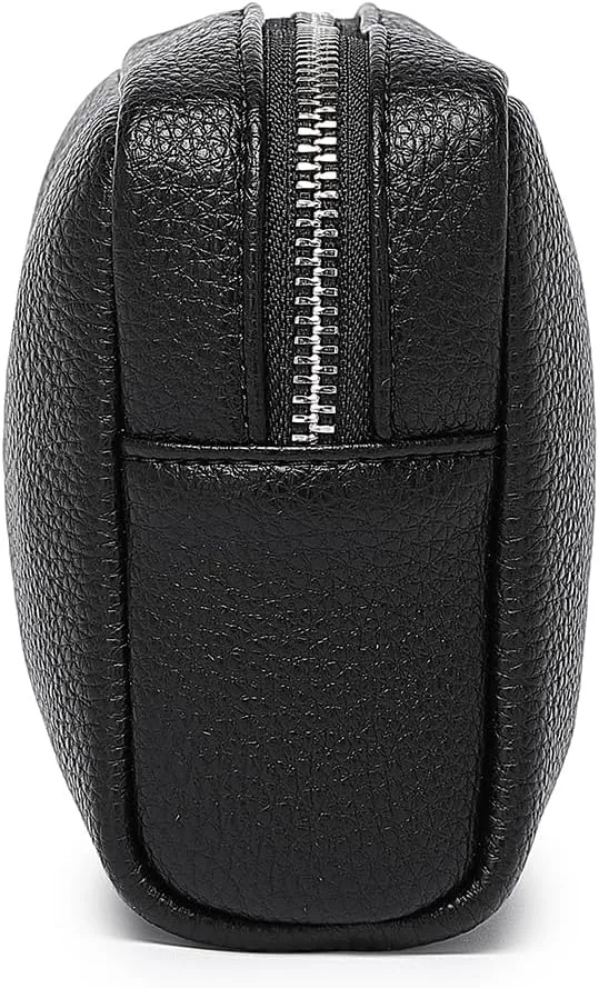 Makeup Bag Large Capacity Women's Classic Black Wash Bag Adjustable Partition Wash Bag Brush and Cosmetic Carrying Bag
