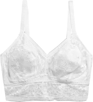 Marks & Spencer Women's Louisa Lace Padded Non Wired Longline Bralette D 