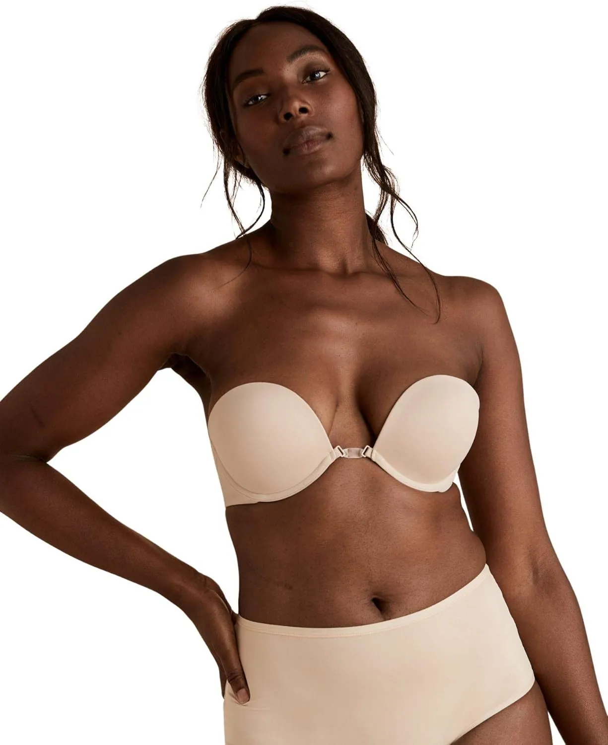 Marks and Spencer Women's 100 Ways to Wear Multiway Strapless Plunge Bra with Low Back Converter