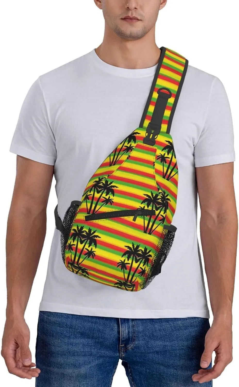 Math Mathematics Sling Bag Adjustable Crossbody Bag Casual Chest Bags Travel Shoulder Backpack For Women Men