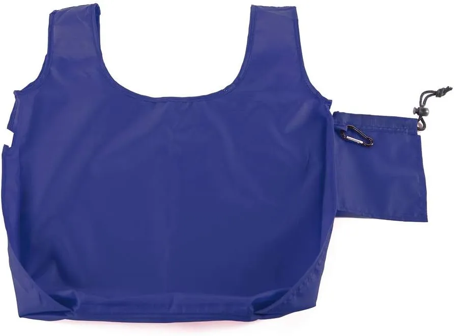 Mato & Hash Reusable Grocery Bags | Foldable w/Integrated String Pouch | Ripstop Nylon Tote