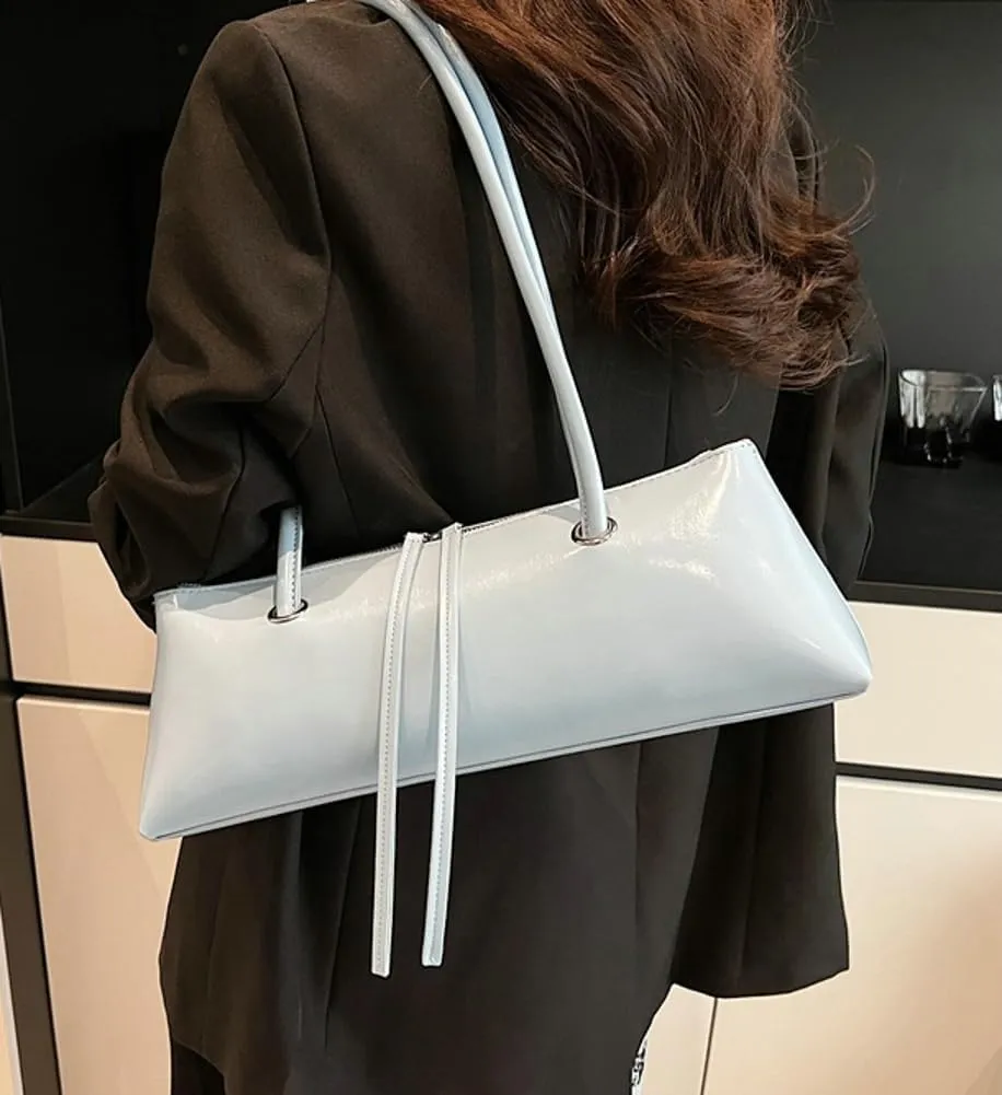 Medium Clutch Shoulder Bag for Women Vintage Bags Trendy Women's Tote Handbag Purse with zipper Closure