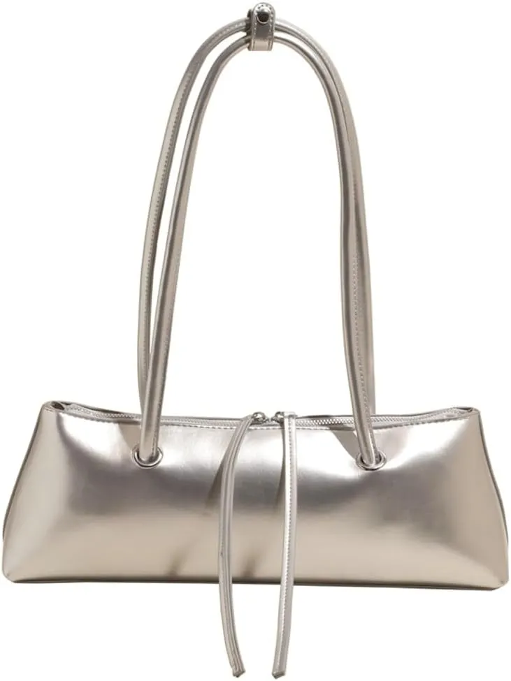 Medium Clutch Shoulder Bag for Women Vintage Bags Trendy Women's Tote Handbag Purse with zipper Closure