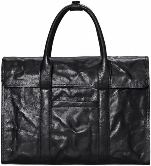 Men's Bags Leather Men's Handbags Large Capacity Horizontal Computer Bag Layer Cowhide Business Briefcase