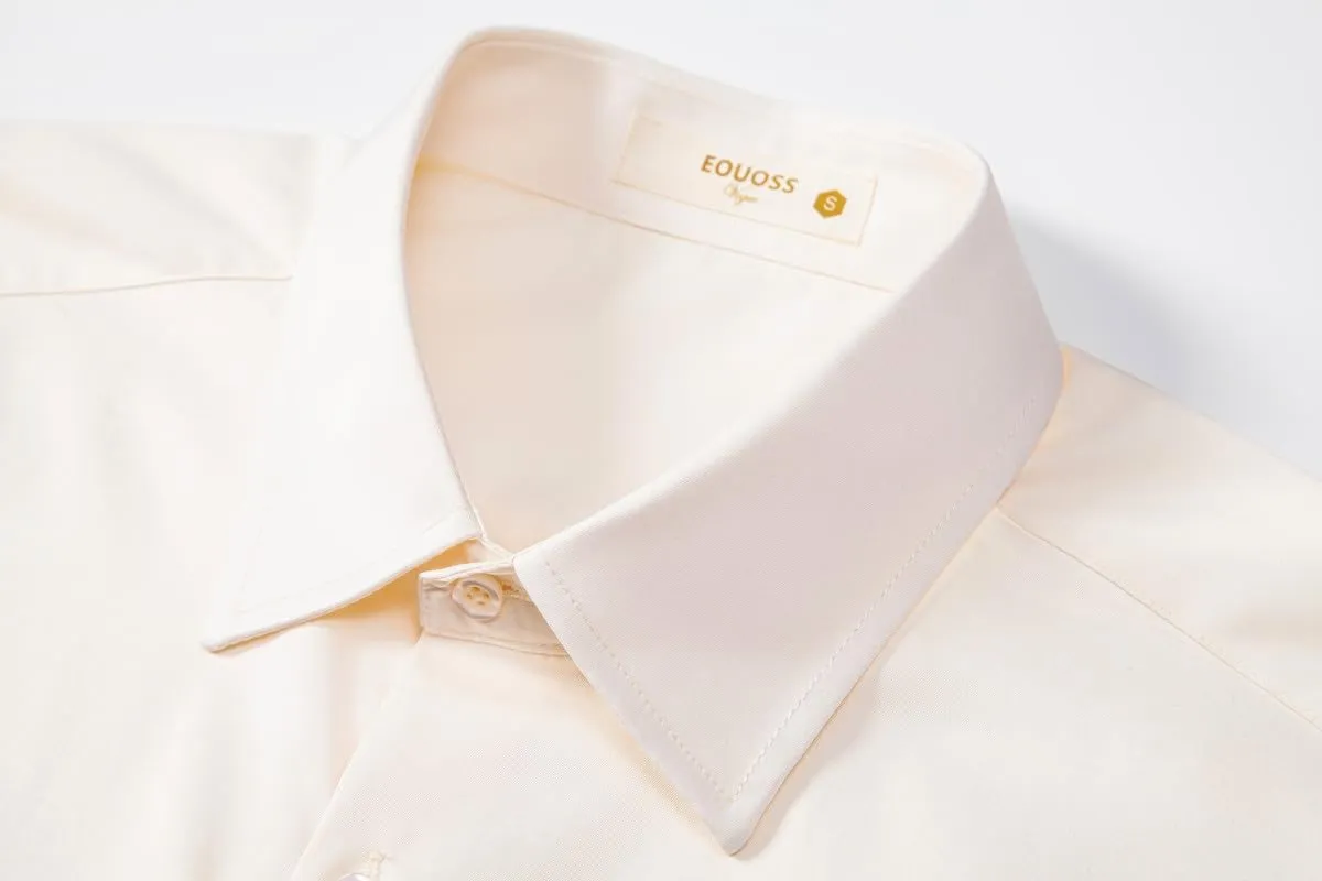 Men's Dress Shirts Formal Slim Fit Stretch Long Sleeve Button Down Shirt for Men Wrinkle Free Collar Business Shirts