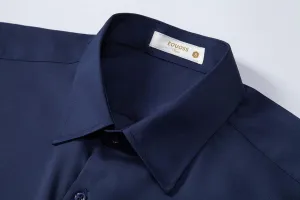 Men's Dress Shirts Formal Slim Fit Stretch Long Sleeve Button Down Shirt for Men Wrinkle Free Collar Business Shirts