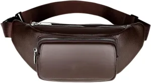 Men's Fanny Pack Multi-Functional Large Capacity Crossbody Bag Waist Bag Construction Site Mobile Phone Bag Sports Small Hanging Bag(White-Patch Five-Pointed star4)