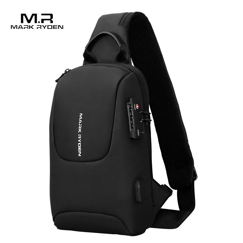 Men's Marco Rechargeable Oxford Cloth Business Commute Shoulder Bags