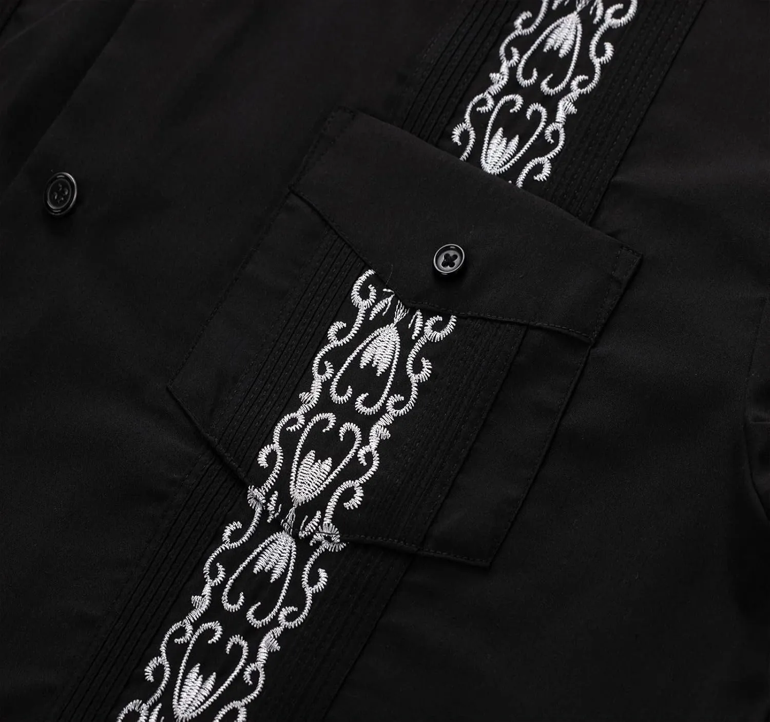 Mens Snap Shirts Casual Guayabera Shirts Short Sleeve