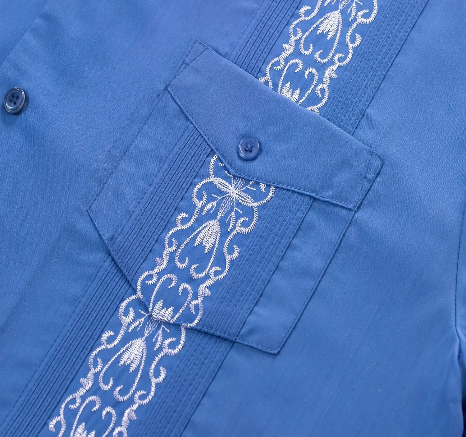 Mens Snap Shirts Casual Guayabera Shirts Short Sleeve