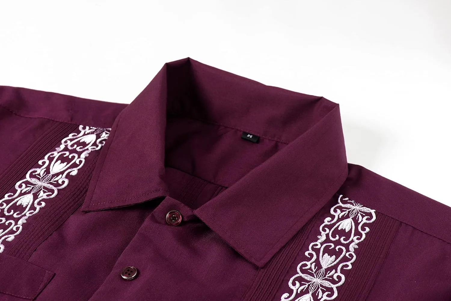 Mens Snap Shirts Casual Guayabera Shirts Short Sleeve