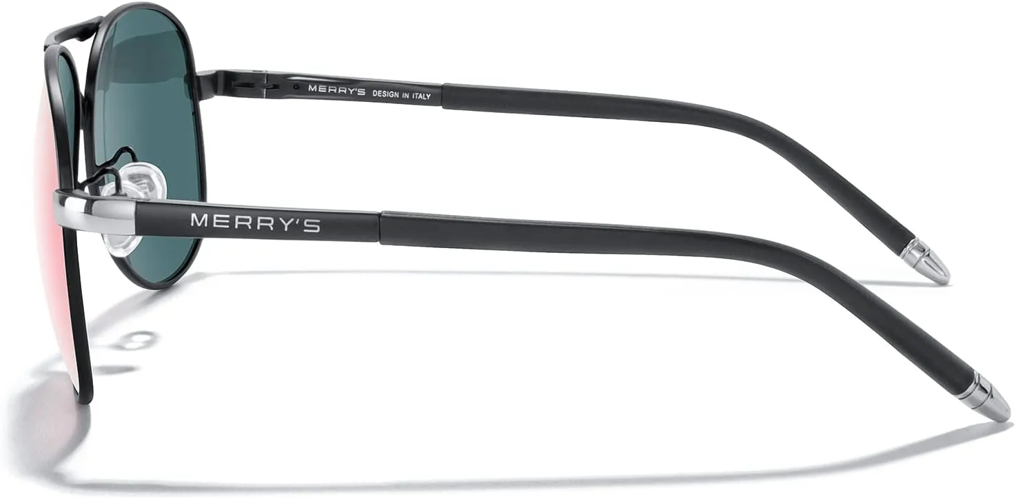 MERRY'S Aviator Sunglasses For Men Women Polarized Driving Sun glasses UV400 Protection S8513