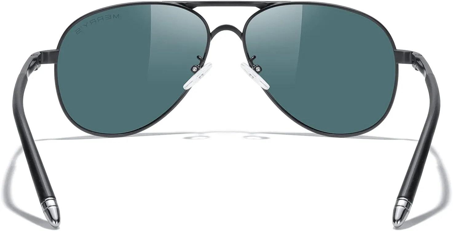 MERRY'S Aviator Sunglasses For Men Women Polarized Driving Sun glasses UV400 Protection S8513