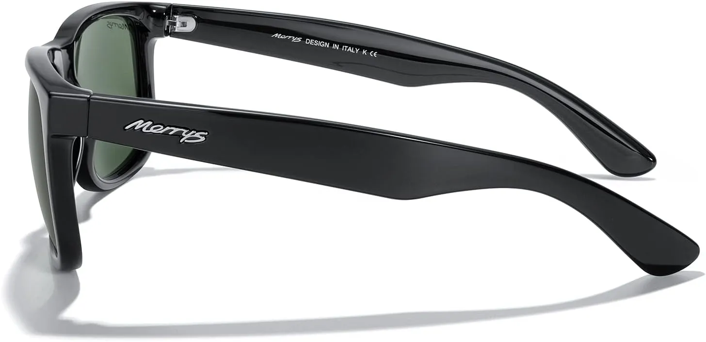MERRY'S Men's Rectangular Polarized Sunglasses UV400 Protection for Driving Fishing Hiking Golf Outdoor Sport Glasses S8165
