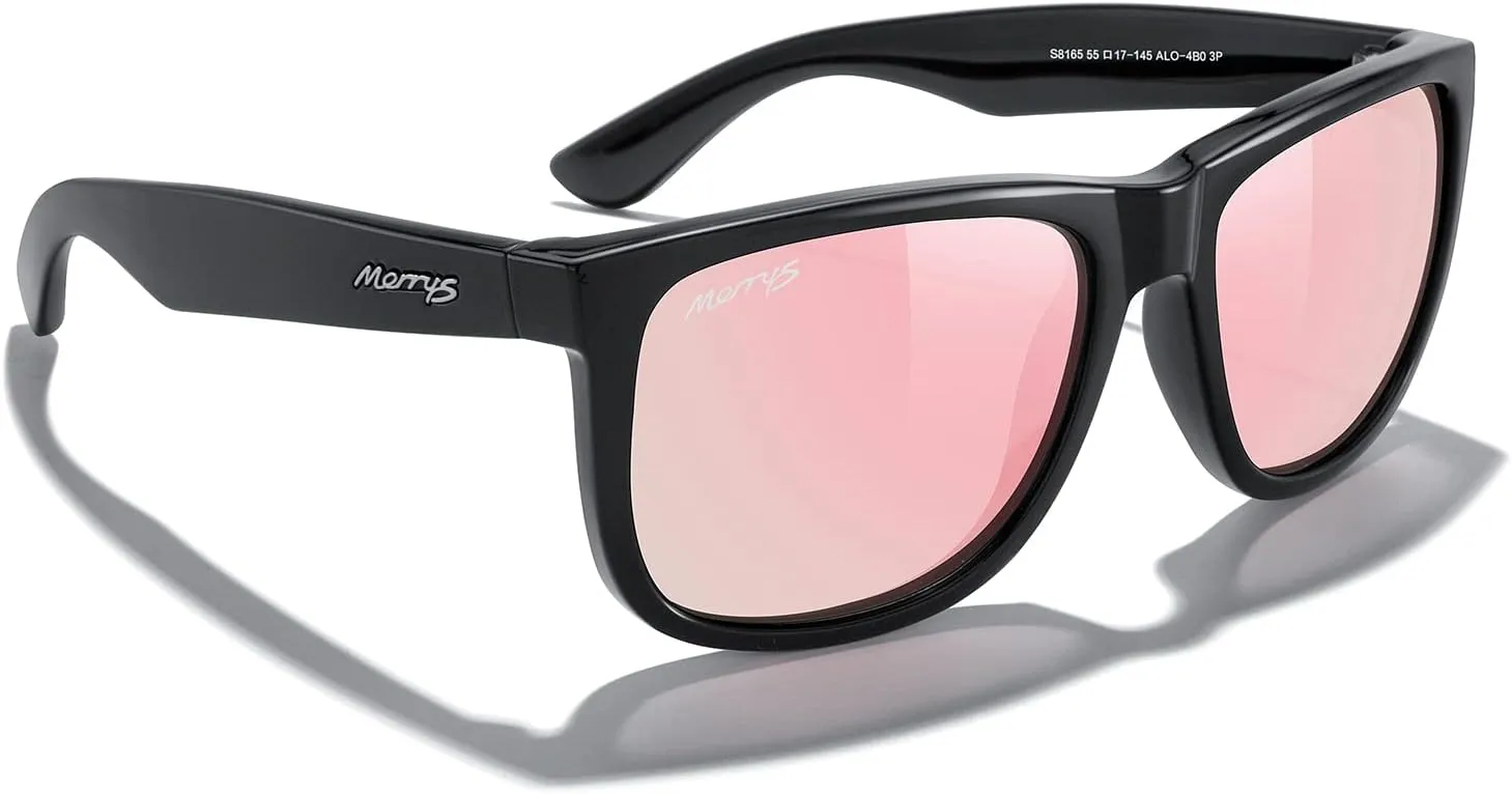MERRY'S Men's Rectangular Polarized Sunglasses UV400 Protection for Driving Fishing Hiking Golf Outdoor Sport Glasses S8165