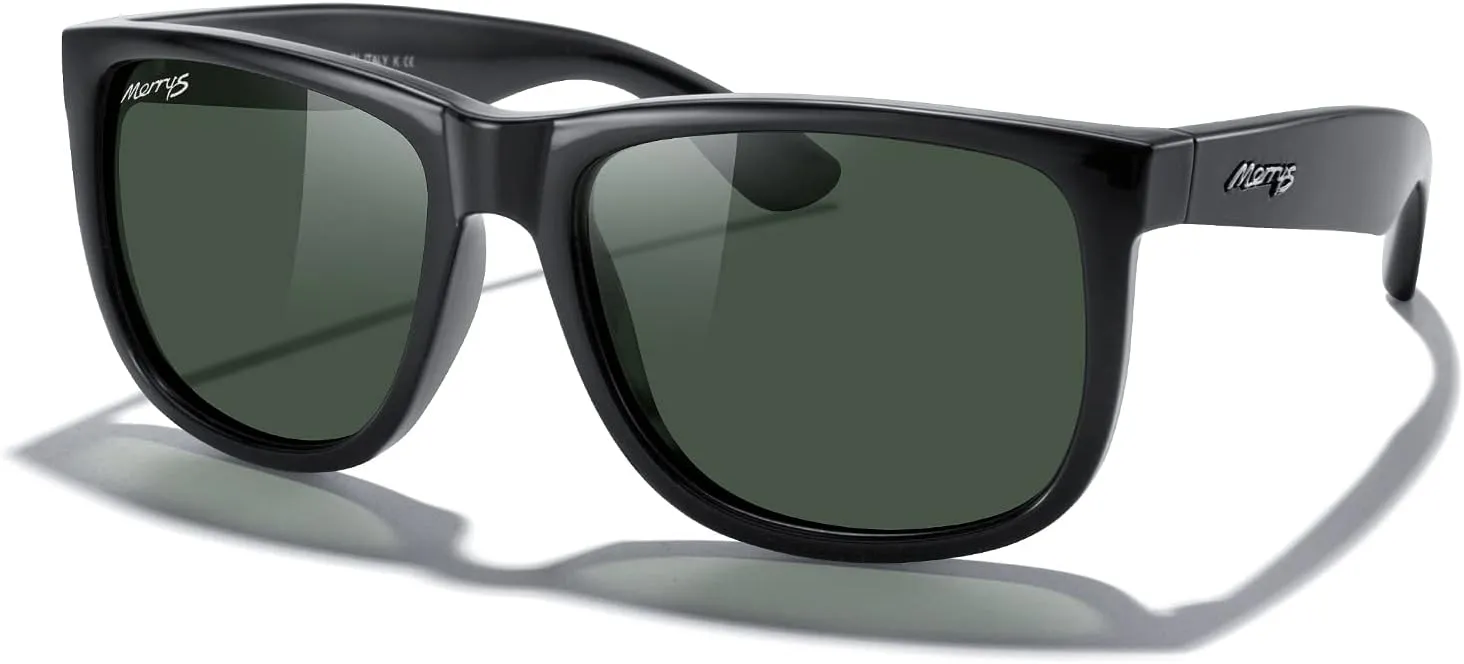 MERRY'S Men's Rectangular Polarized Sunglasses UV400 Protection for Driving Fishing Hiking Golf Outdoor Sport Glasses S8165