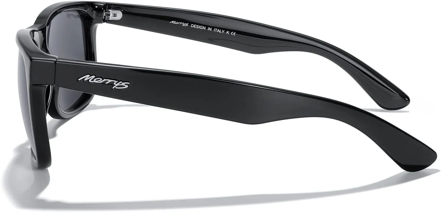 MERRY'S Men's Rectangular Polarized Sunglasses UV400 Protection for Driving Fishing Hiking Golf Outdoor Sport Glasses S8165
