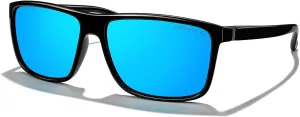 MERRY'S Rectangular Polarized Sports Sunglasses for Men Women Cycling Driving Fishing UV400 Protection S8225