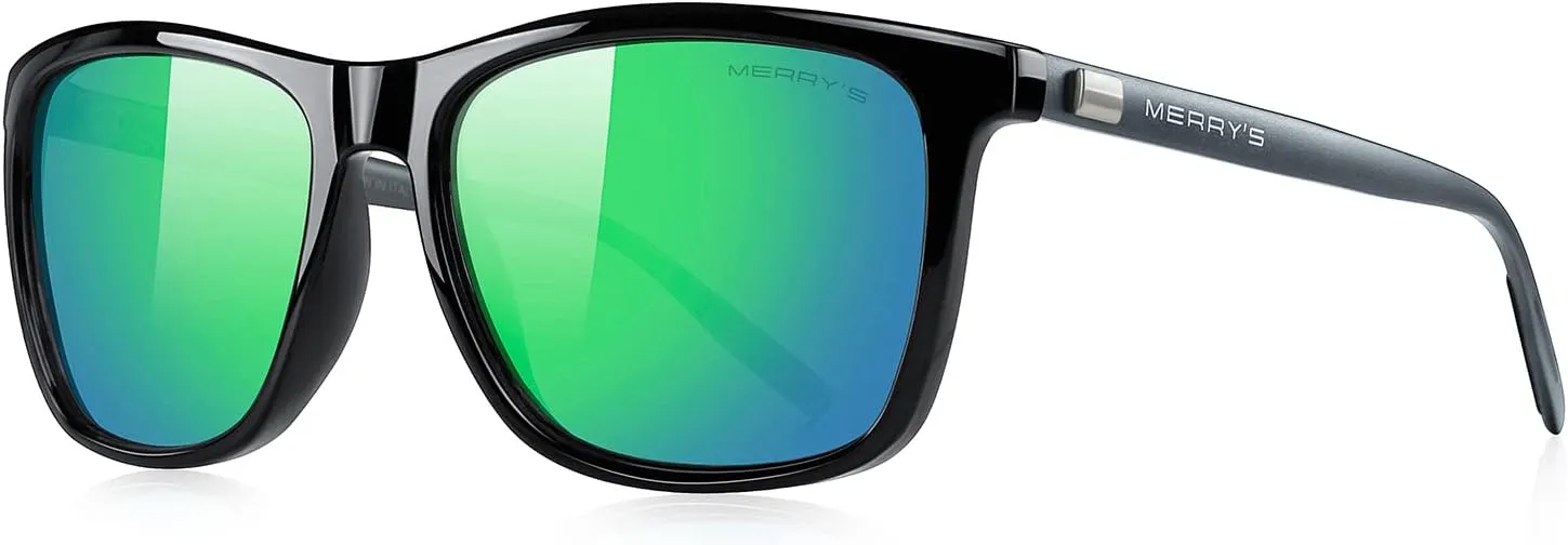 MERRY'S Unisex Polarized Aluminum Sunglasses Vintage Sun Glasses For Men/Women S8286