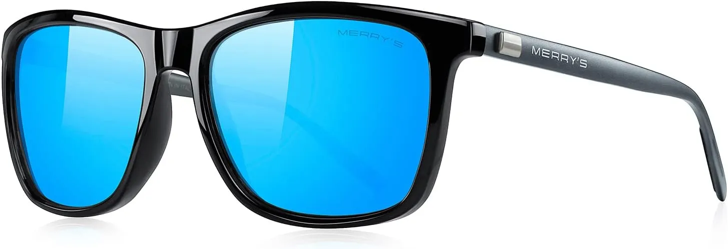 MERRY'S Unisex Polarized Aluminum Sunglasses Vintage Sun Glasses For Men/Women S8286