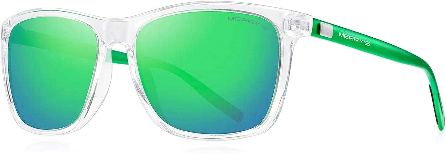 MERRY'S Unisex Polarized Aluminum Sunglasses Vintage Sun Glasses For Men/Women S8286