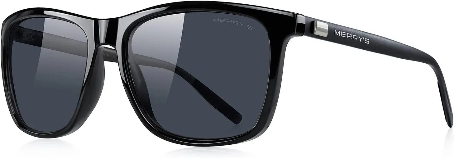 MERRY'S Unisex Polarized Aluminum Sunglasses Vintage Sun Glasses For Men/Women S8286