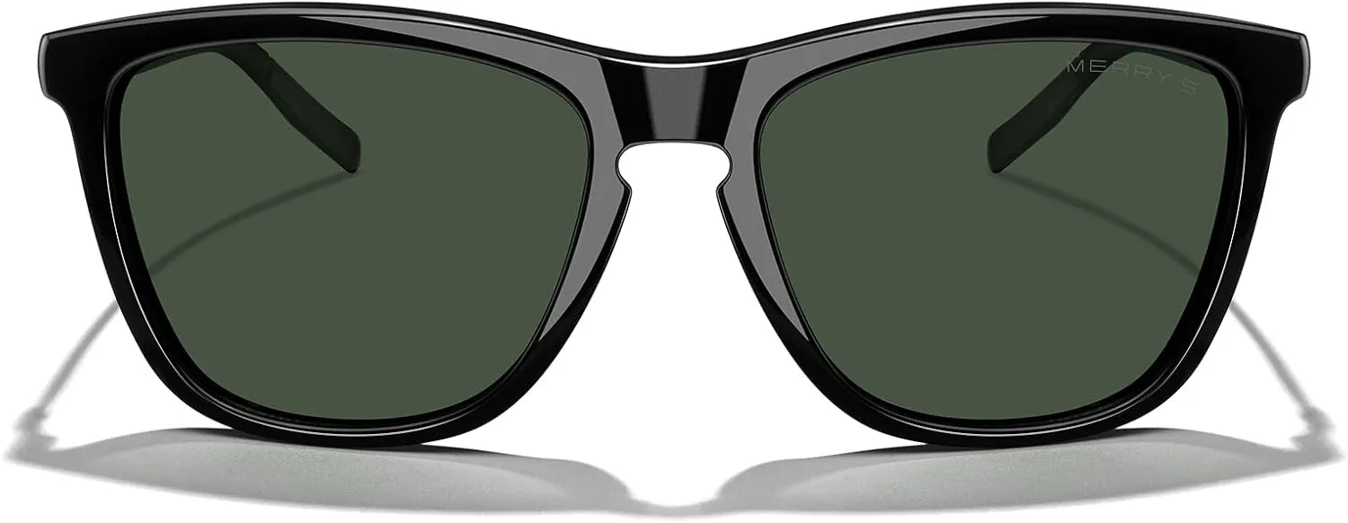 MERRY'S Unisex Polarized Sunglasses for Women Men Classic Retro Designer Style Aluminum Legs