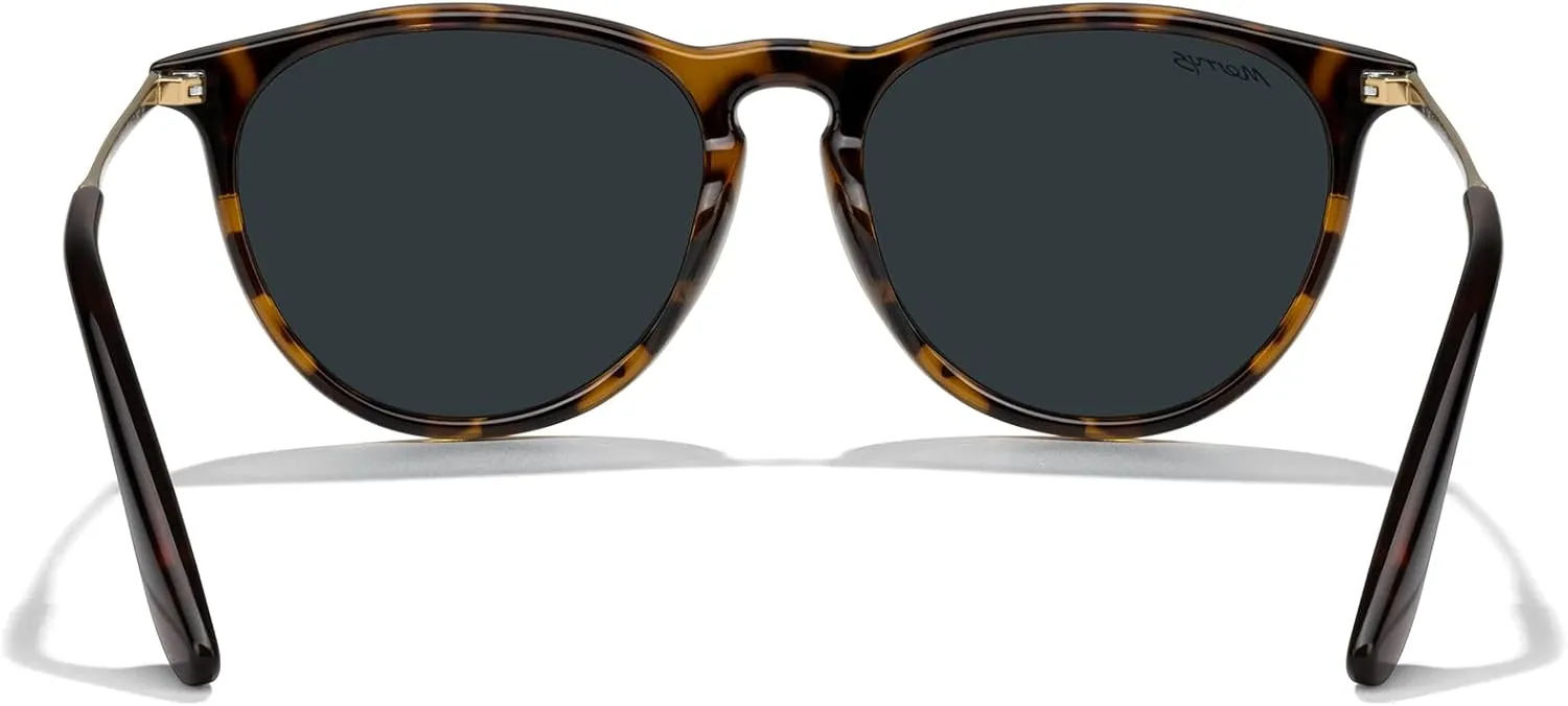 MERRY'S Vintage Polarized Sunglasses for Women Men Retro Round Mirrored Lens Sun glasses UV400