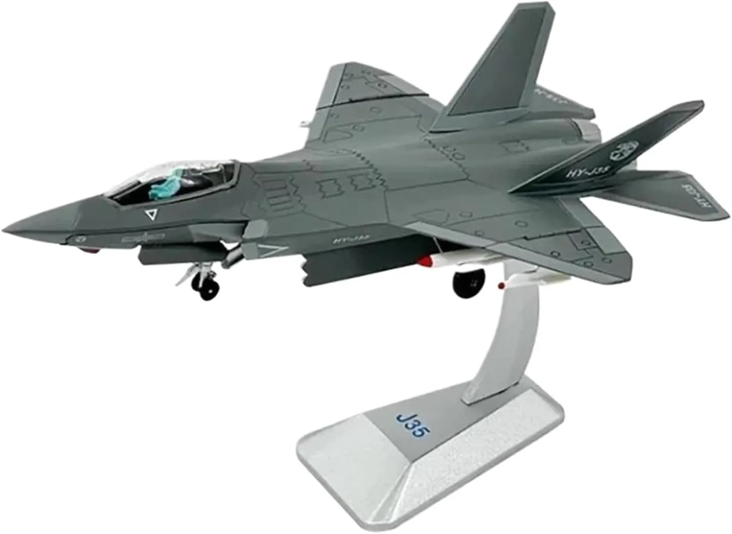Metal Aircraft Model 1:100 Scale for J35 Fighter Jet Model 2024 Alloy Craftsmanship Static Display Perfect Souvenir Display Aircraft Models Aviation Enthusiasts