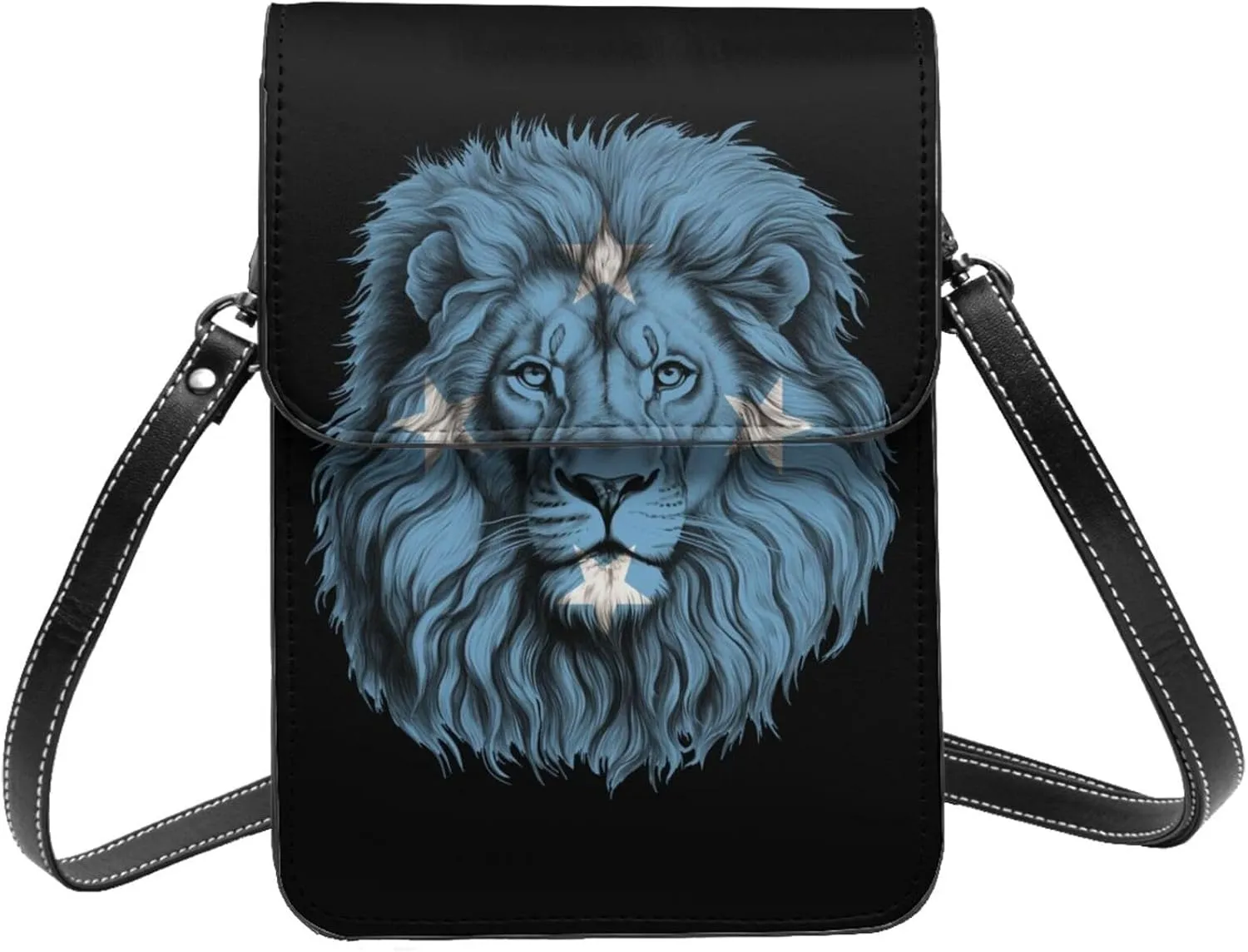 Micronesia Micronesians Lion Flag Small Crossbody Bag Is A Shoulder Bag Designed For Women And Girls Cell Phone Crossbody Wallet Purses With Card Slots Adjustable Strap